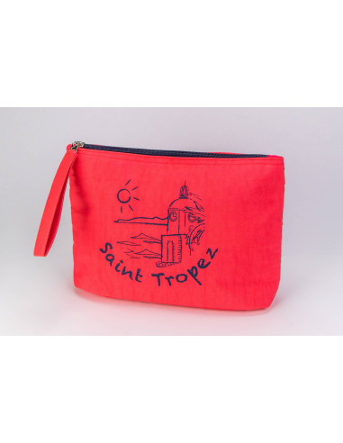 BIG POCHETTE TROPEZ CORAIL