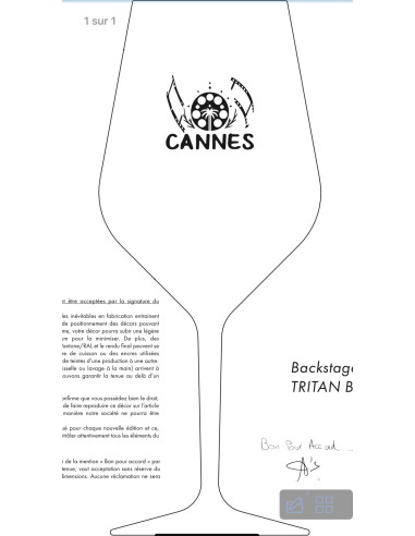 BK VERRE VIN BLANC CANNES