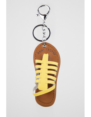 PORTE CLEF TROPEZIENNE JAUNE