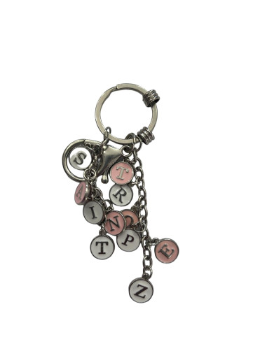 PORTE CLEF BRELOQUES TROPEZ LETTRE